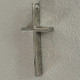 Pendentif croix simple acier PDT037