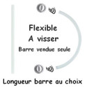 Barre flexible Bioflex ® à visser 1,6 mm BIOM 1.6