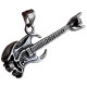 Pendentif guitare crane main heavy metal acier HPD360