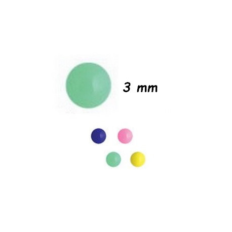 Boule opaque acrylique, à visser 1,2 mm MNEB